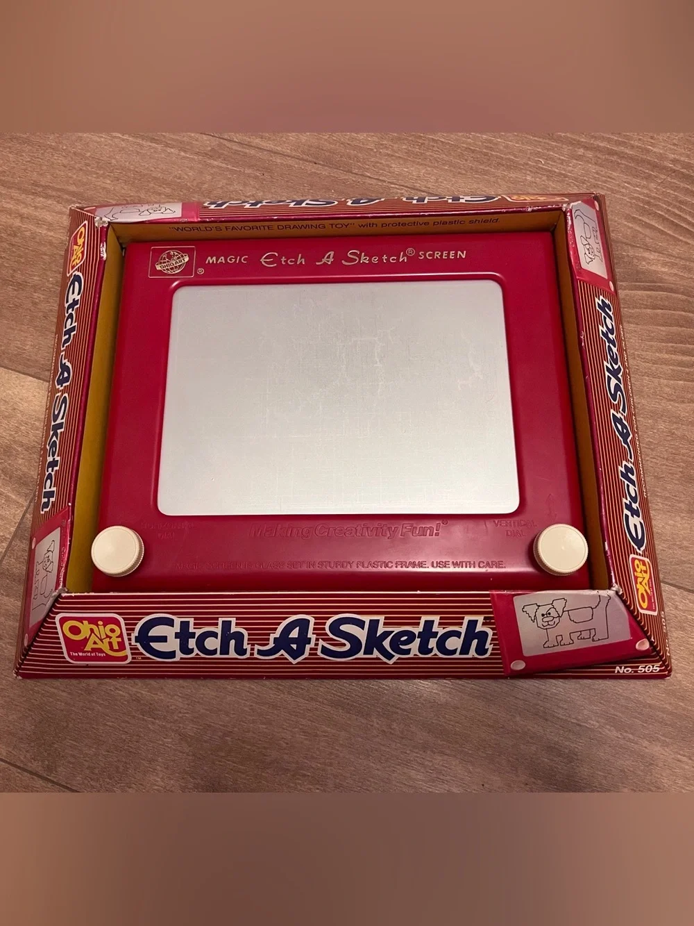 Ohio Art Etch A Sketch vintage circa 1990s with box